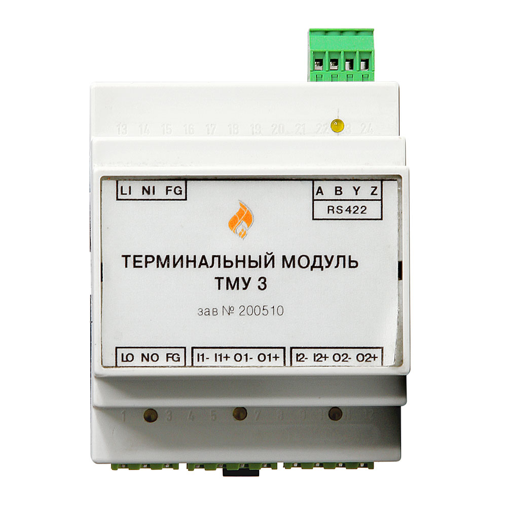 Терминальный модуль ТМУ3 вид спереди